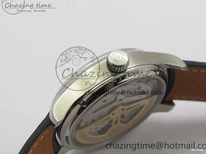 MIROTIME 0314 Portugieser Perpetual Calendar IW503301 V9F 1:1 Best Edition Silver Dial on Black Leather Strap A EyeCatching 7116